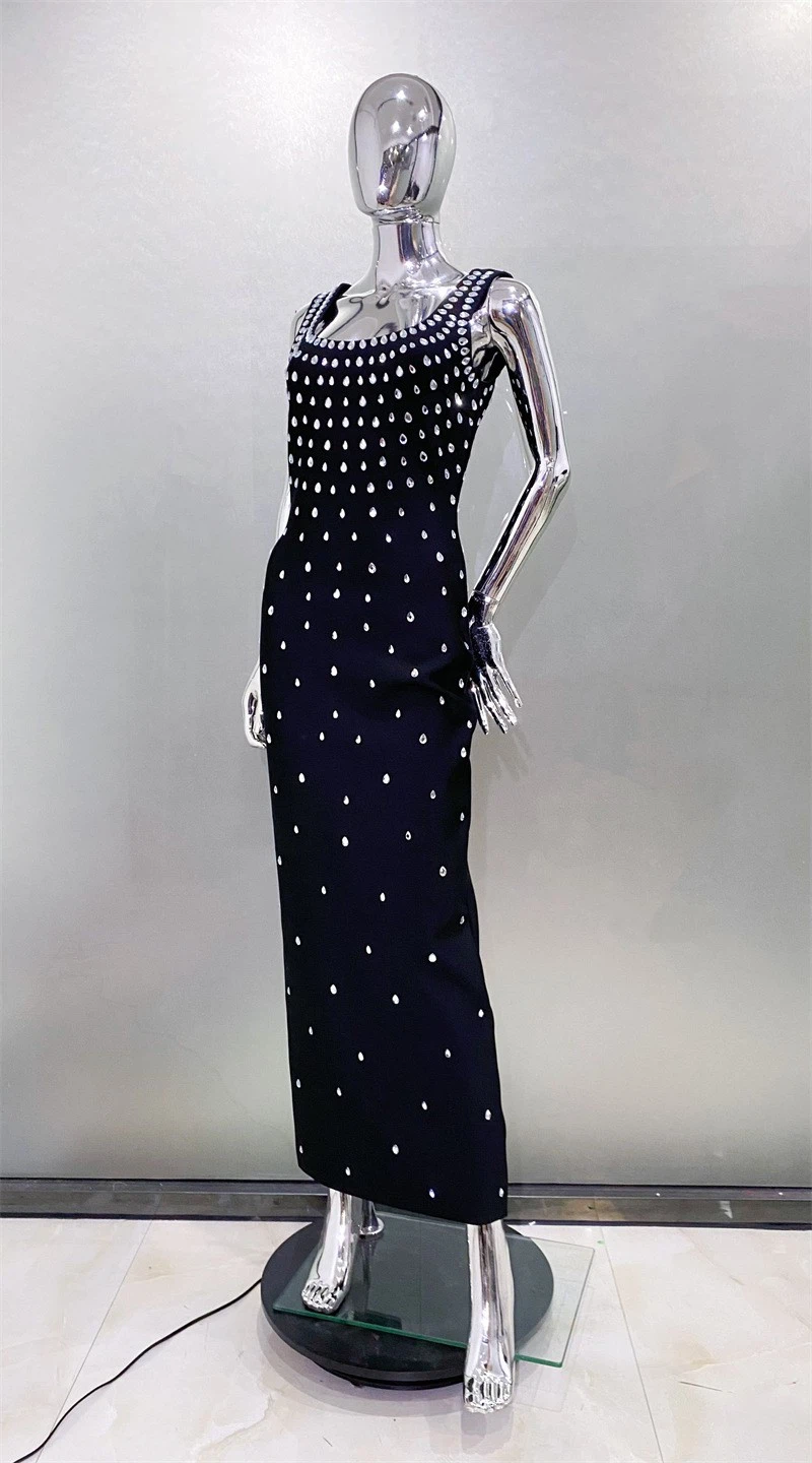 Glamorous Black Sleeveless Maxi Dress